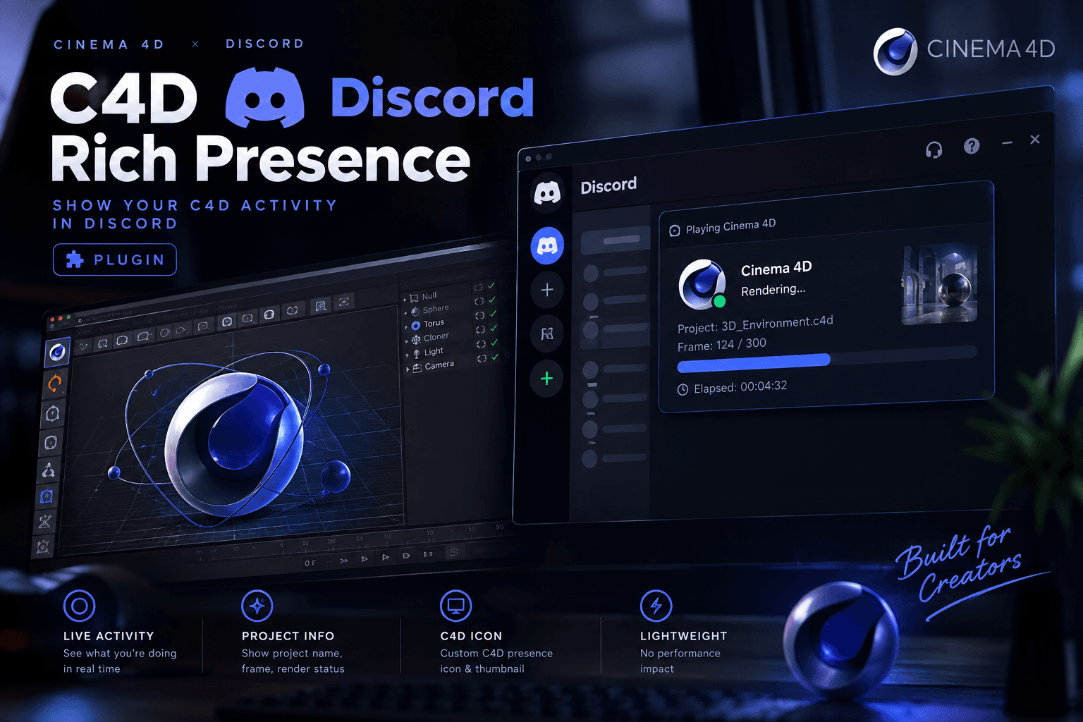 C4D Discord Rich Presence